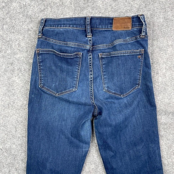Madewell Jeans Women's 26 High Rise Skinny in Tarren Wash Blue Stretch - Picture 10 of 10